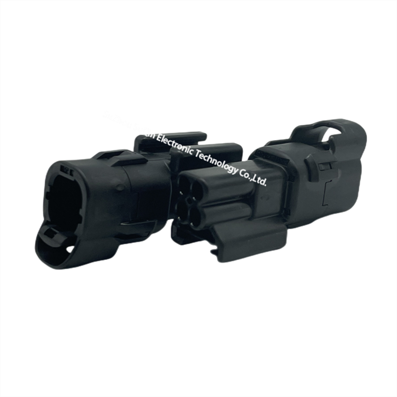 4 pin male waterproof automotive wire harness connector 6188-5814