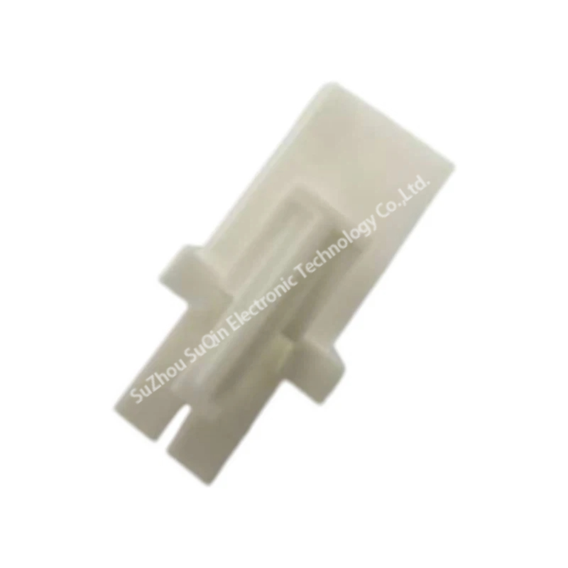 Perspective view of the 794805-1 connector housing highlighting the 2-row matrix configuration and external locking latch mechanism.