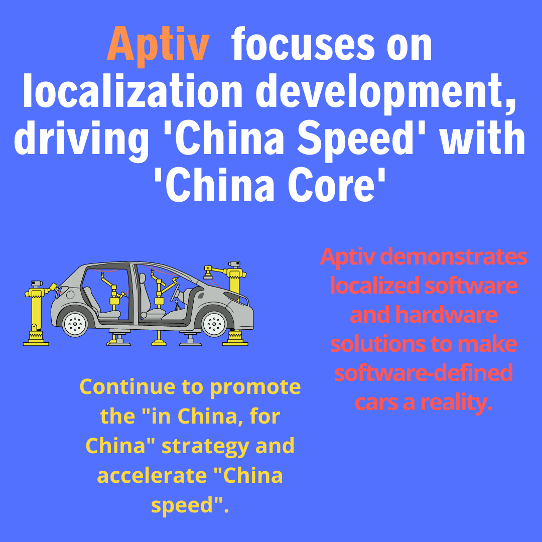 Aptiv se concentre sur le développement local, impulsant la « vitesse de la Chine » avec le « cœur de la Chine »