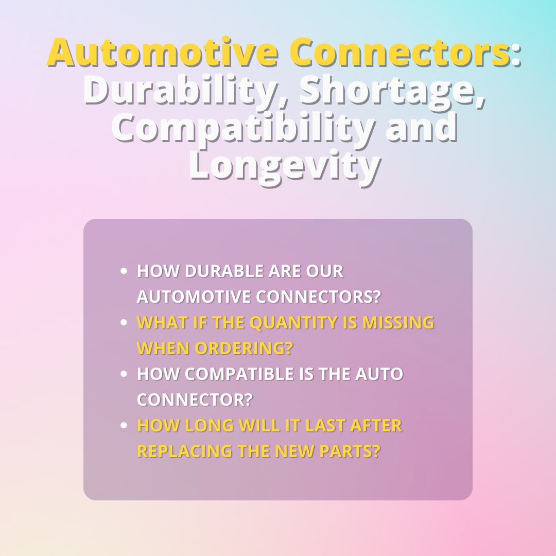 Connecteurs automobiles : durabilité, pénurie, compatibilité et longévité
