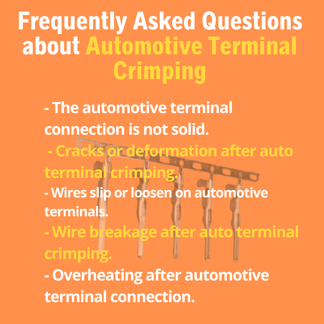 Questions fréquemment posées sur le sertissage des bornes automobiles