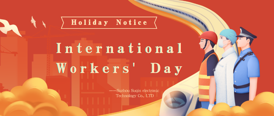 Aviso de vacaciones — Día Internacional de los Trabajadores