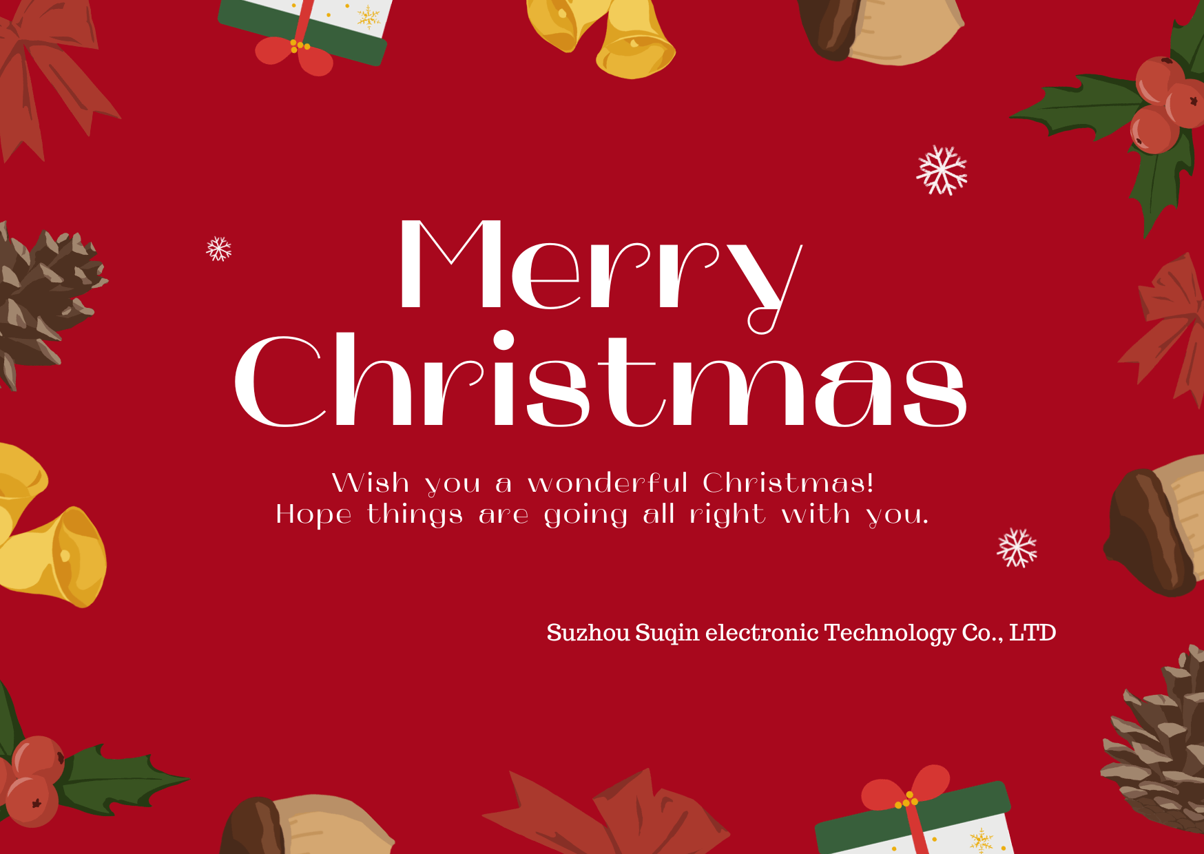 Les deseamos una muy Feliz Navidad y un inicio de año fantástico.