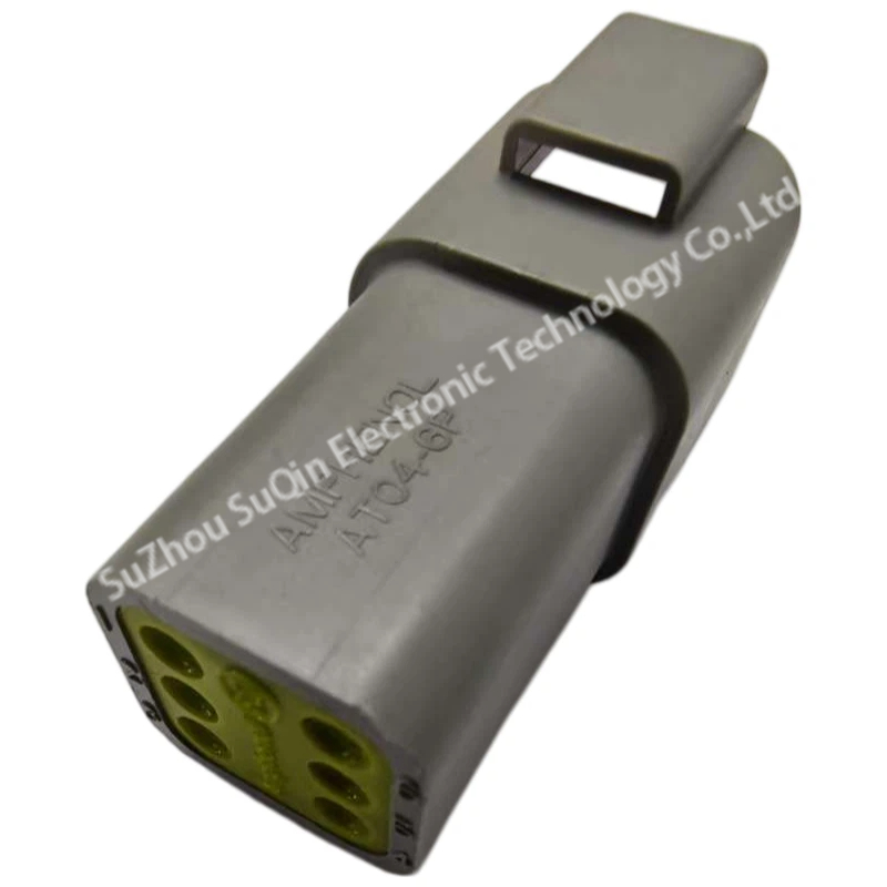 Amphenol AT04-6P-RD01 6-Way Receptacle Housing | Gray AT Series