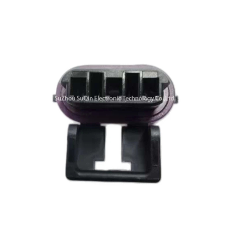 Top-down view of Aptiv 12110293 showcasing the upper housing structure and locking arm.
