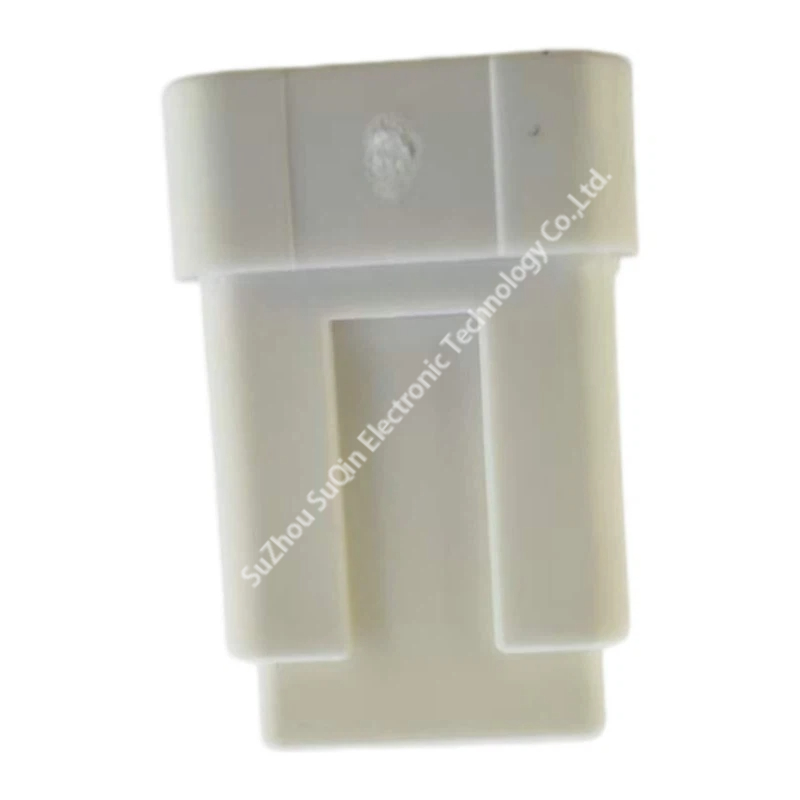 Flat side profile view of the slim thermoplastic housing design of the Hirose 544-1010-5-00 9-position connector.