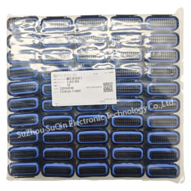Originalverpackung von JAE für MX23A26SF1 mit offizieller Produktkennzeichnung und Spezifikationen.