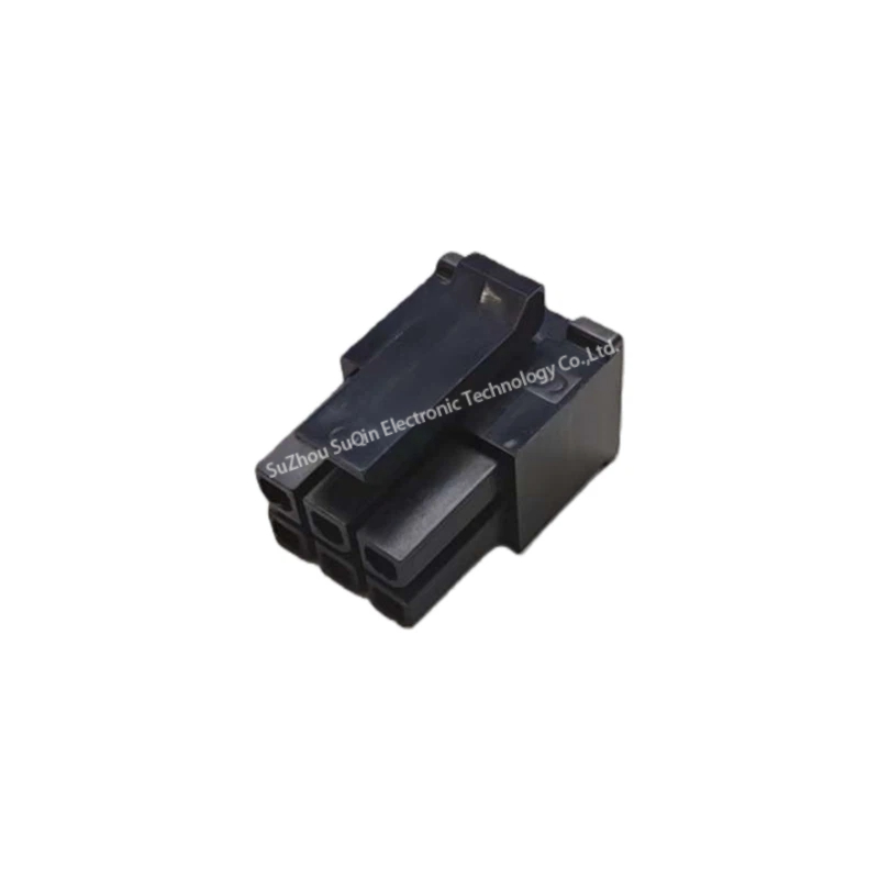 پورت Micro-Fit 3.0 مدل Molex 0430250600 | ردیف دوگانه 6 تایی، مشکی