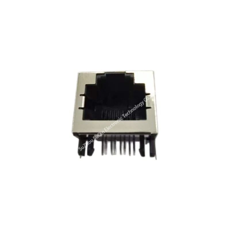 Bottom view of xluig 0438600025 highlighting through-hole solder pins and board lock clips.