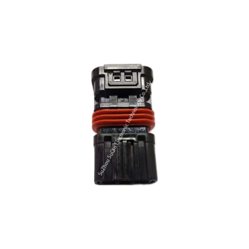 Rear view of MX80A04SZ1A highlighting the integrated wire seal for waterproof entry.