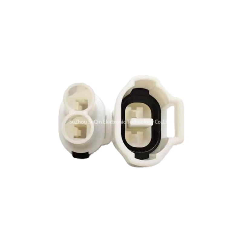 Mating interface of the 2.3mm (090) Sumitomo 6187-2171 male connector showing locking tabs.