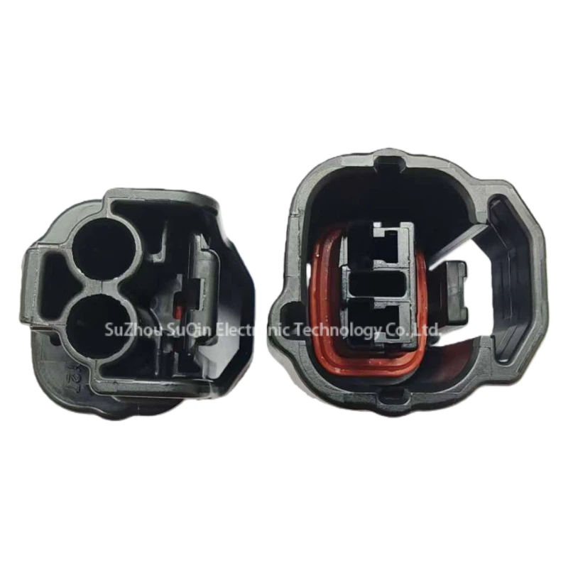 Isometric perspective of the Sumitomo 6189-0552 2-pin sealed automotive plug.
