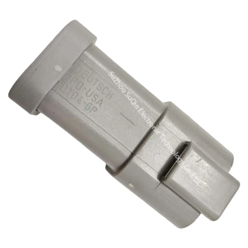 Enchufe TE DT04-6P-CE01 DEUTSCH DT de 6 vías | Carcasa sellada gris