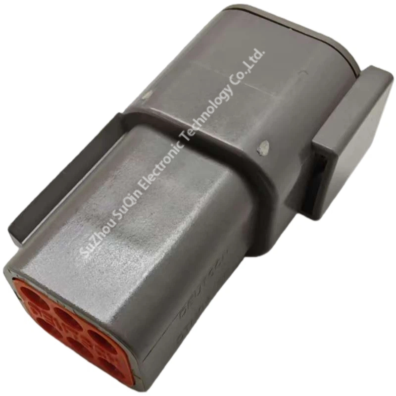 TE DTM04-6P DEUTSCH-Stecker | 6-poliger grauer Pin-Gehäuse IP68