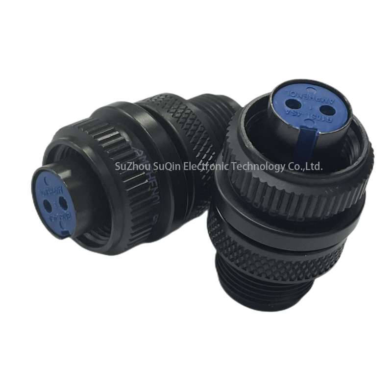Circular MIL Spec Connector 2P Strt Socket Plug