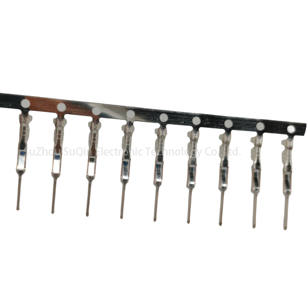 170376-2: Terminales automotrices, de cable a placa / de cable a cable, tamaño de cable 26 – 20 AWG, tamaño de cable 0.12 – 0.5 mm², estañado, pelado, cable y cableado, 2 A, señal