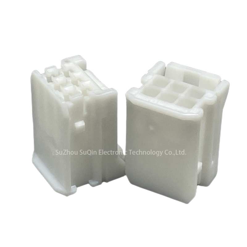 6 pin male female electrical wiring harness auto plastic connector 6098-7379