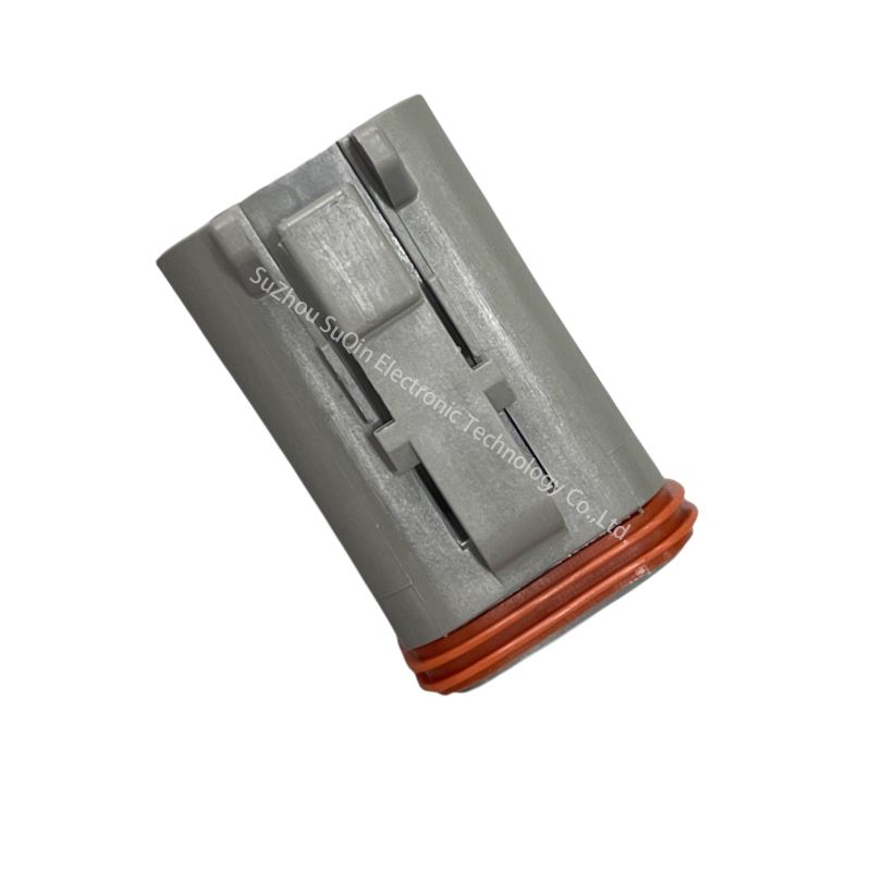 بدنه پلاگین نر خاکستری 6 موقعیتی DT06-6S-C015