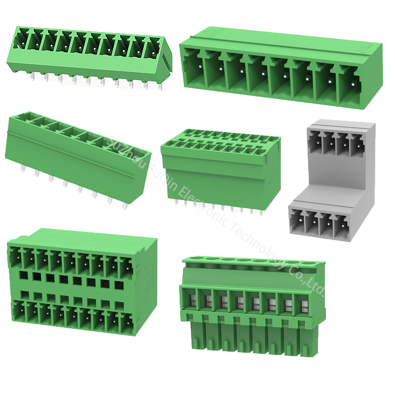 Enchufe de PCB de 3.5mm DEGSON 10010000422 Compatible con múltiples tipos de tomas 15EDGKA-3.5
