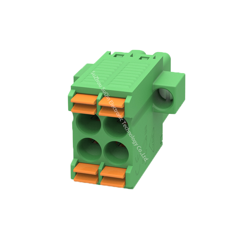 Conector impermeable de 4 pines/6 pines/8 pines DEGSON paso de 3.5mm, conector enchufable 15EDGKNHM-3.5
