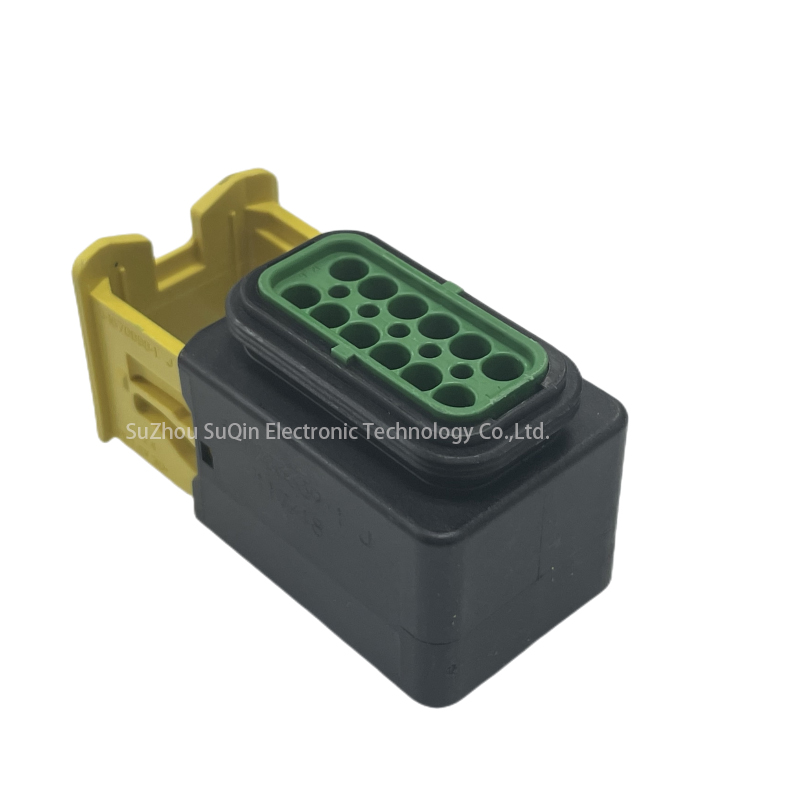 Connecteur de faisceau de câbles automobile étanche Tyco à 12 broches femelle, modèle 3-1703639-1