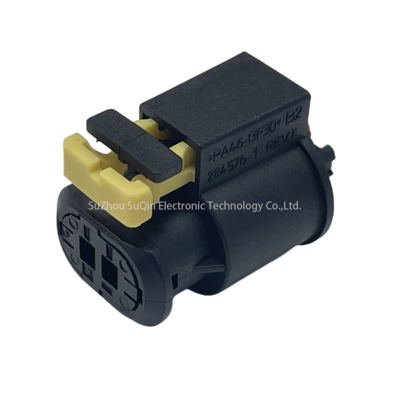 284556-1 sistema de contacto plano para conector de sensor de conector de automóvil, carcasa de terminal femenino