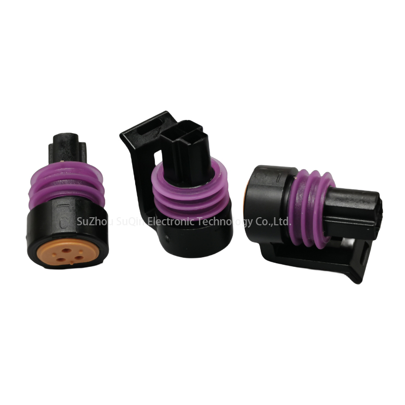 Delphi 12110192:3 Way Black Female auto connector