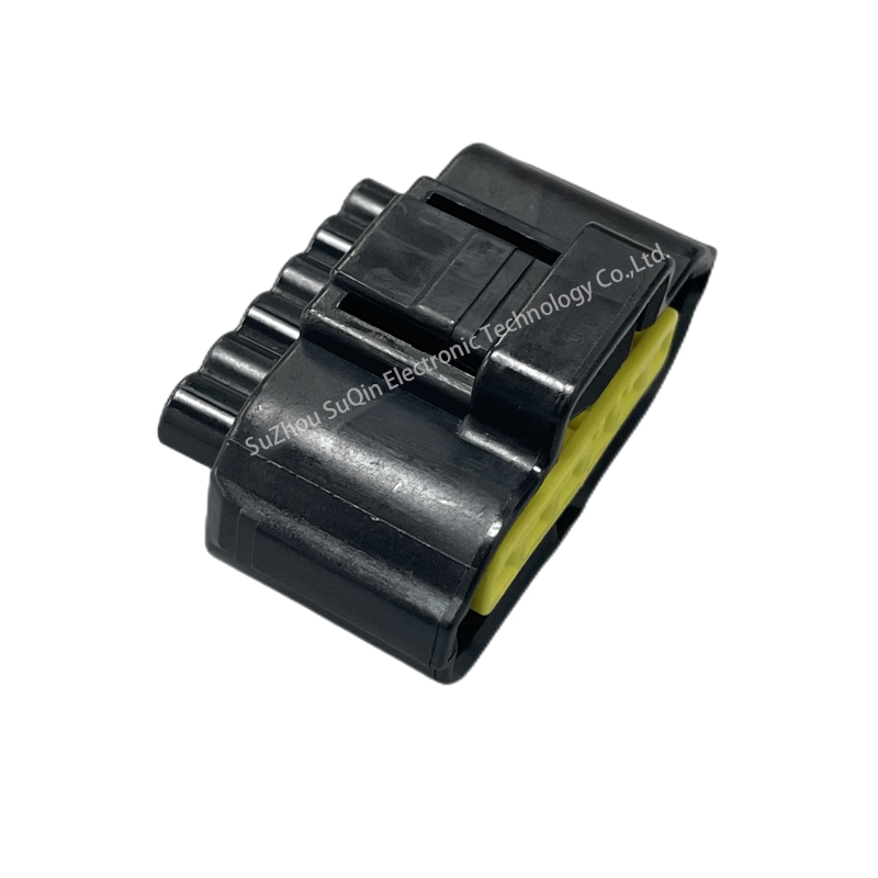 Conector de arnés de cable de la bomba de gasolina accionada por motor de bomba de gasolina electrónica de 6 vías, conjunto de cableado, enchufe 184060-1