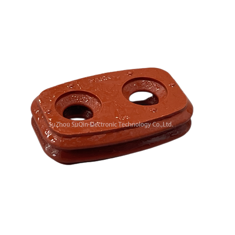 1587826-2 sellos automotrices rojos y tapones de cavidad