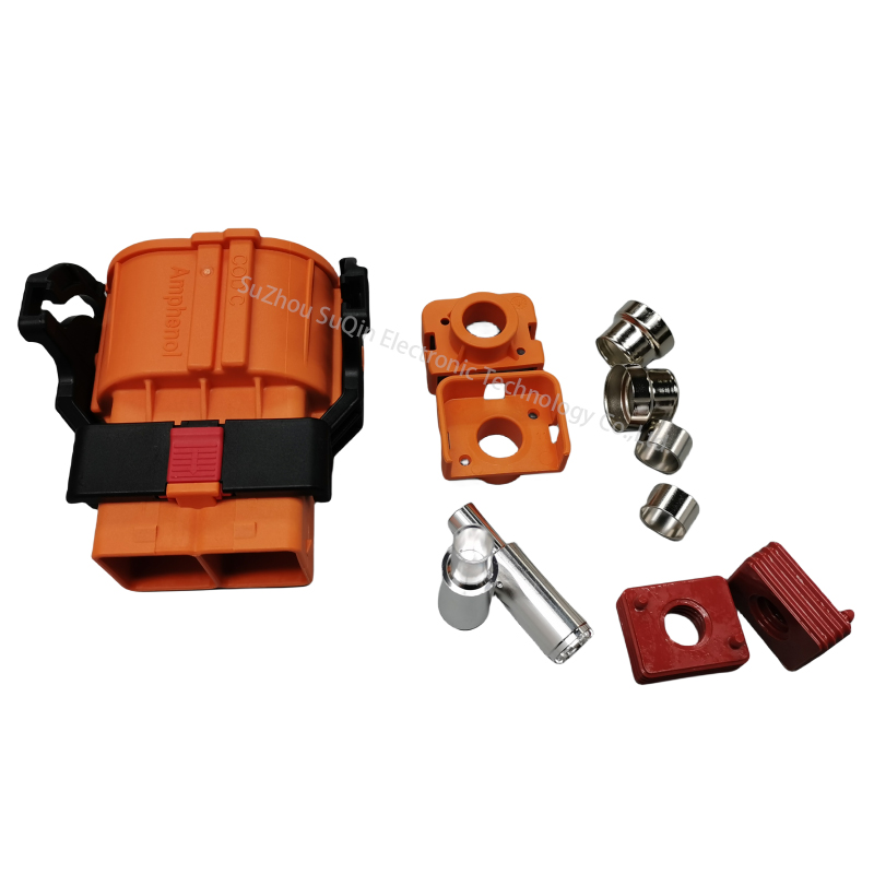 HVC2P80FS325: enchufe de alta tensión automática de 2 polos