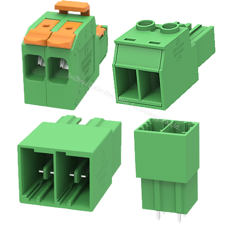 2pin/3pin/4pin waterproof connector 5EDGKDL-7.62 and accessories DEGSON 7.62mm pitch plug-in connector 5EDGKDL-7.62