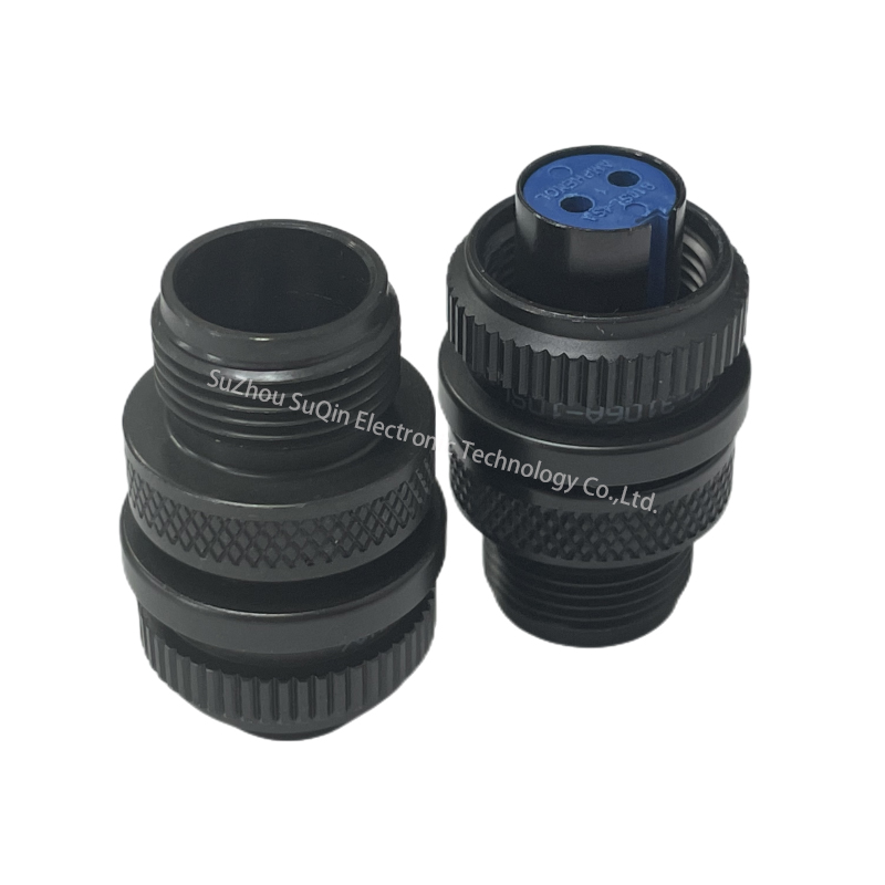 Circular MIL Spec Connector 2P Strt Socket Plug