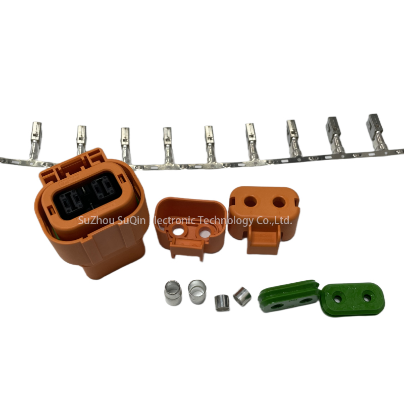 Fiche de connecteur pour véhicule électrique Amphenol HVC2P63FS202